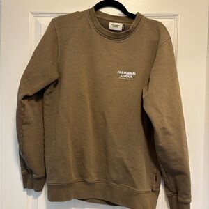 Pas Normal Studios Men's Crewneck Sweatshirt in Olive
